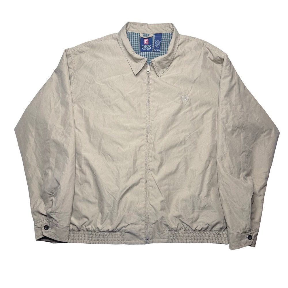 Vintage Chaps tan brown dad jacket